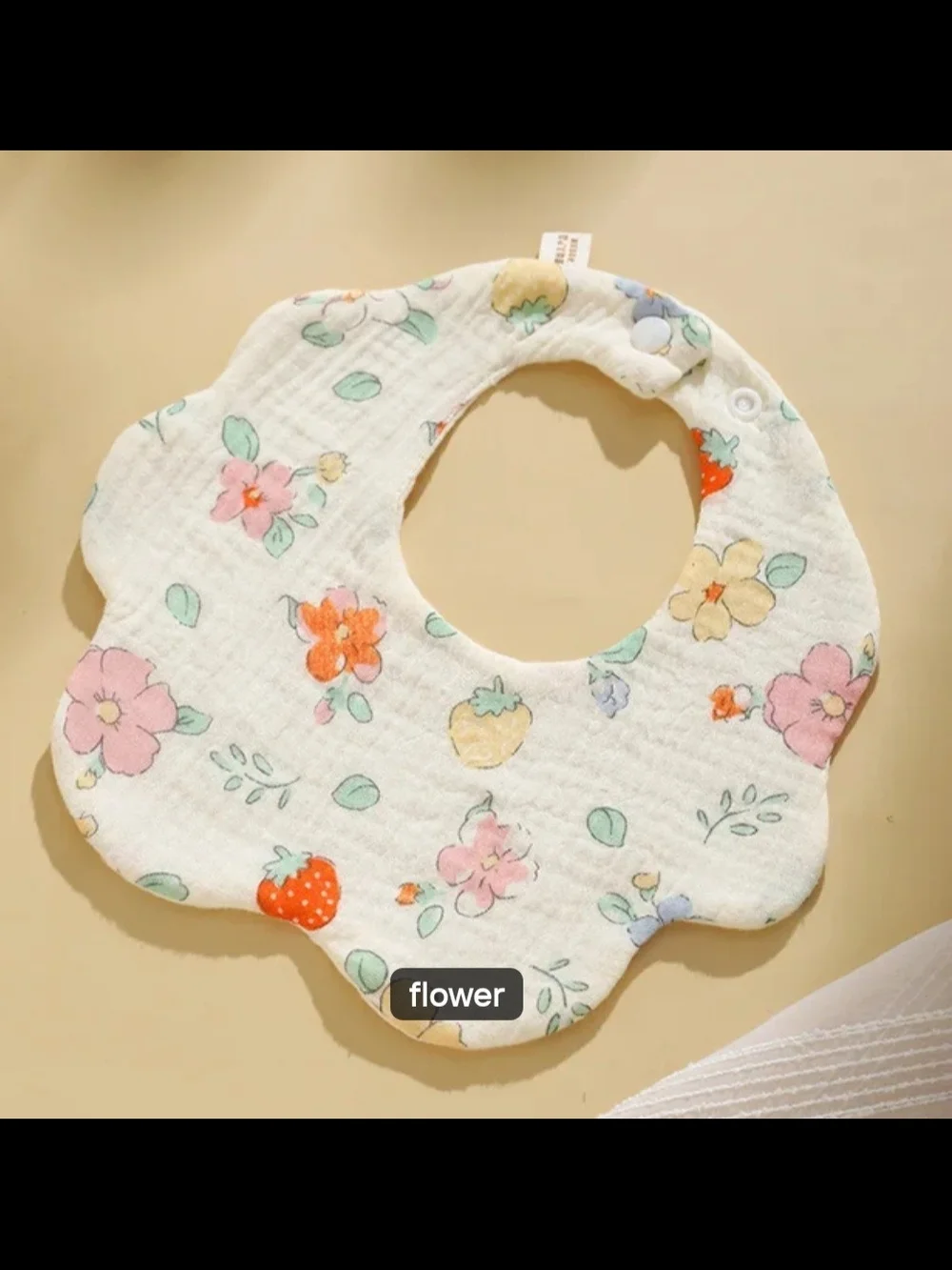 Bibs 3pr. Pink Bunny Print Baby Bib NWOT